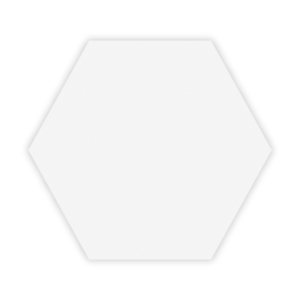 Vloertegel 15×17 hexagon wit